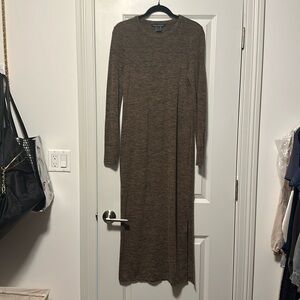 French Connection Brown Long Sleeve Dress